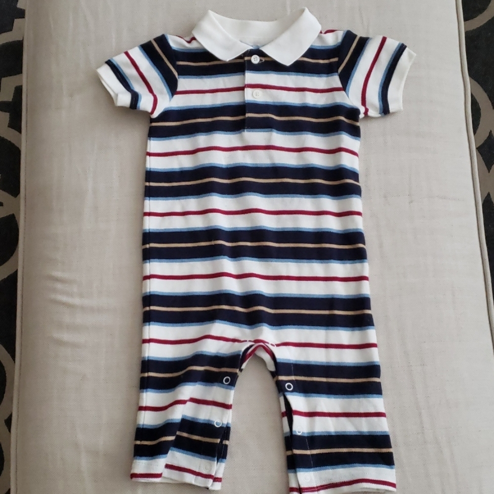 Janie and Jack baby boy romper